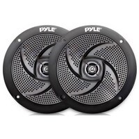 Pyle PLMRS5B 5-1/4" 2-Way Low-Profile Marine Speaker Pair - Black